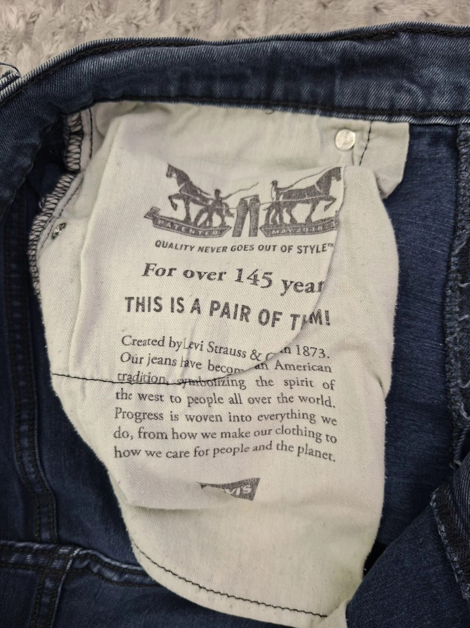 Levi's 512 Slim Taper Jeans Blue Modern Y2K 2010s – photo 13
